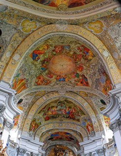 Ceiling fresco of the Banz Monastery Church