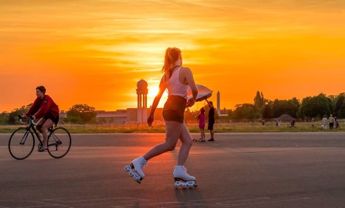 Roller skating