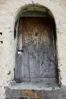 Wooden gate of St. George's Church
