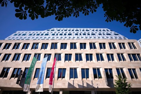 Office building and shops