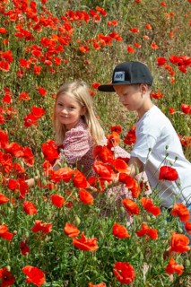 Two children
