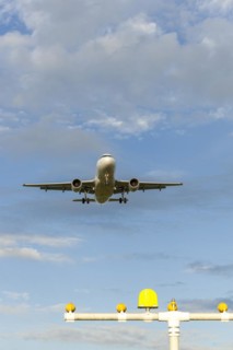 Landing aircraft