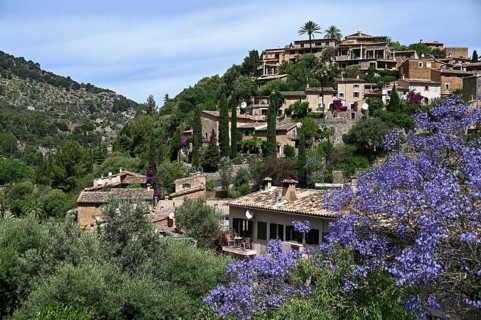 Artists' village of Deia on the edge of the Tramuntana Mountains