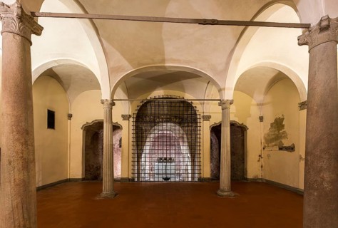 Crypt with the shrine of the relics of Saint Secondo
