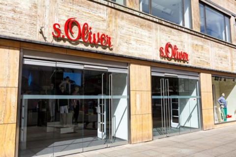 Shop of the brand s.Oliver with logo retail at Koenigstrasse in Stuttgart