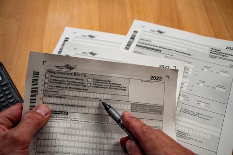 Income tax return forms