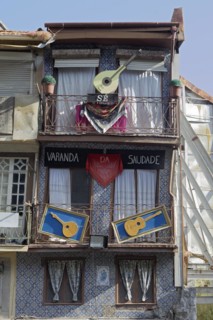 Dilapidated house with fado bar