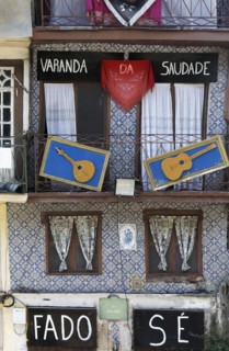 Dilapidated house with fado bar