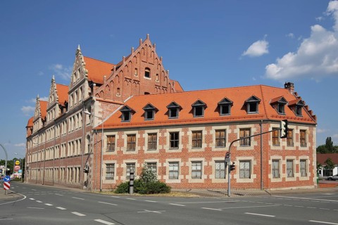 Former factory building of the company Ankerwerk founded by entrepreneur Friedrich Adolf Richter