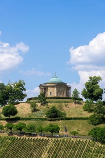 View of the burial chapel of Stuttgart-Rotenberg