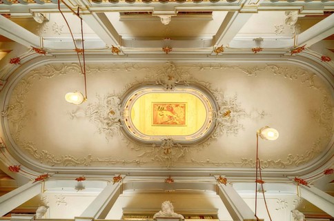 Ceiling painting Genius of Glory by Johann-Heinrich Meyer