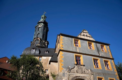 Baroque City Palace with Palace Tower and Bastille