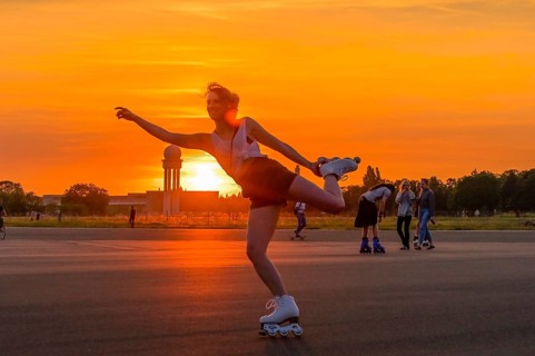 Roller skating