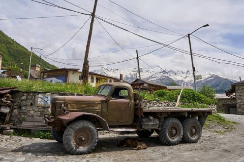 Old Russian truck