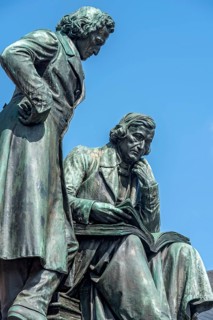 Monument Brothers Jakob and Wilhelm Grimm