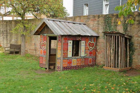 Gingerbread House in the Garden of the Brothers Grimm House