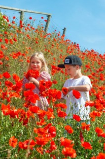 Two children