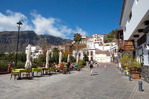 Traditional alley in Tejeda