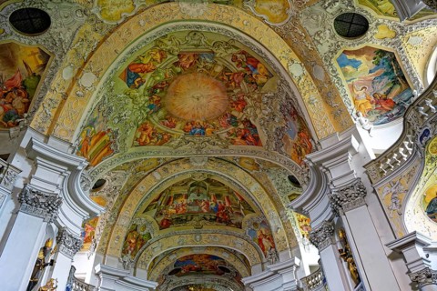 Ceiling fresco of the Banz Monastery Church