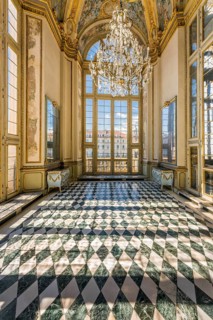 A hall flooded with light