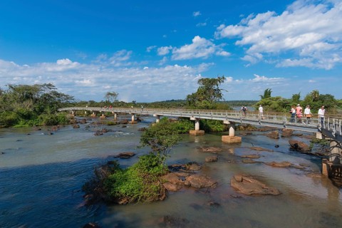 Bridge above the falls