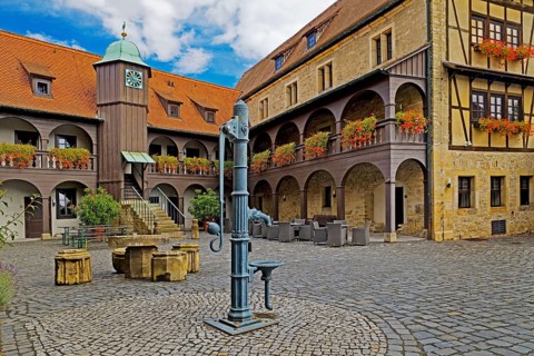 Portico house in the Augustinian monastery where Martin Luther lived as a monk between 1505 and 1511