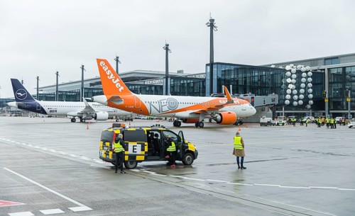 Opening of Terminal 1 at Berlin Brandenburg Willy Brandt Airport