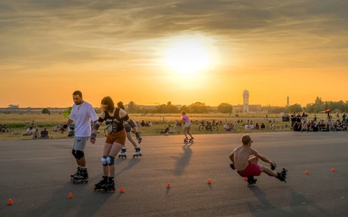 Roller skating