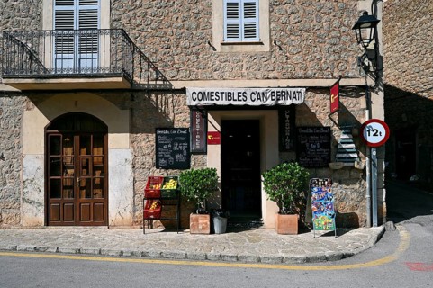 Artists' village of Deia on the edge of the Tramuntana Mountains