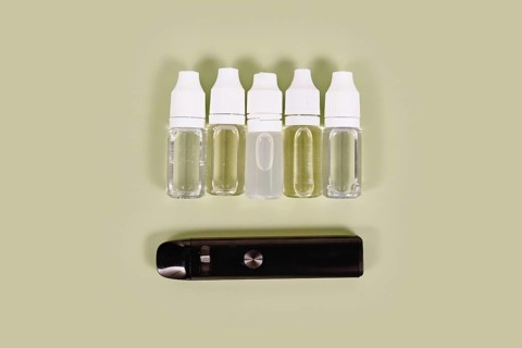 Bottles with liquid solutions for electronic cigarettes