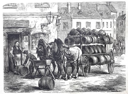 Beer wagon