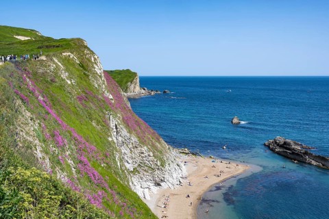 Man O'war Bay on the Jurassic Coast near Durdledoor