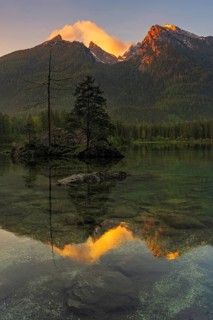 Sunrise at Hintersee