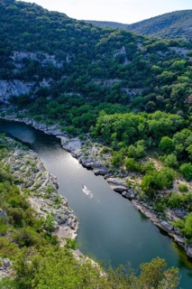 Kayaks on the Ardeche