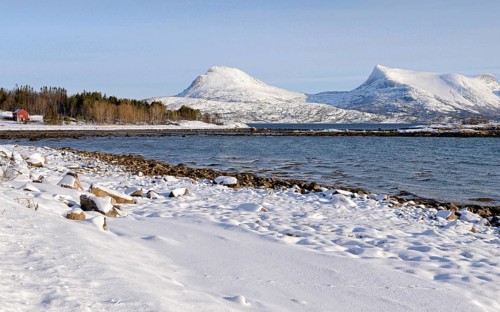 Coastal landscape near Korsnes