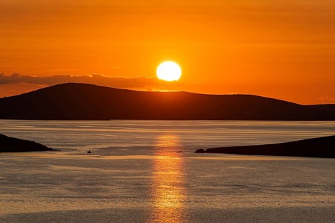 Sunset over Horta