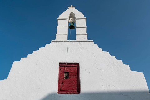 Little chapel in the old town of Horta