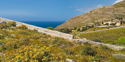 Coastal landscape with view to Preveli Monastery