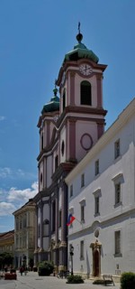 Former Jesuit Church of St. John of Nepomuk in Szekesfehervar