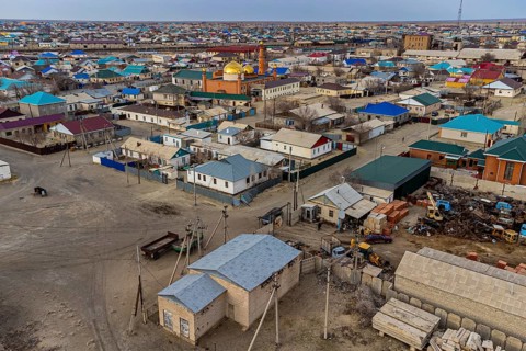 Aerial of Aralsk