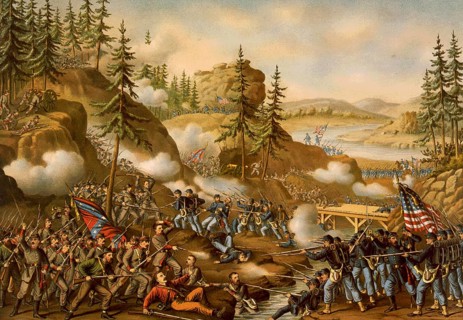 The Battle of Chattanooga was an American Civil War battle fought between Union forces under Ulysses S. Grant and the Confederate Tennessee Army under General Braxton Bragg at Chattanooga