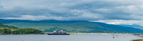 Luxury Yacht on the Loch Linnhe