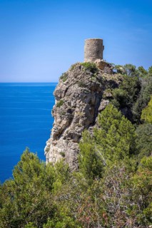 Watchtower Torre des Verger on the cliff