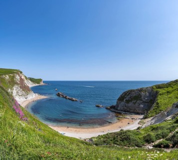 Man O'war Bay on the Jurassic Coast near Durdledoor