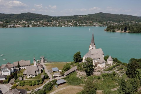 Maria Woerth Church near Klagenfurt am Woerthersee