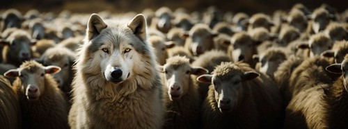 A wolf in sheep's clothing