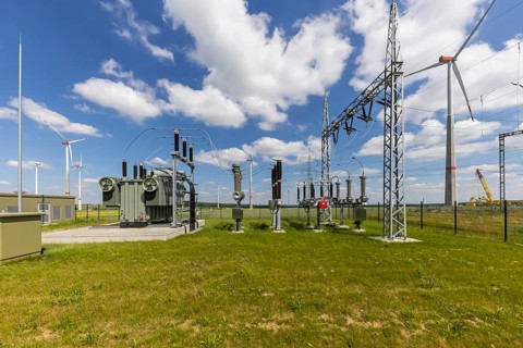 Meerhof Wind substation