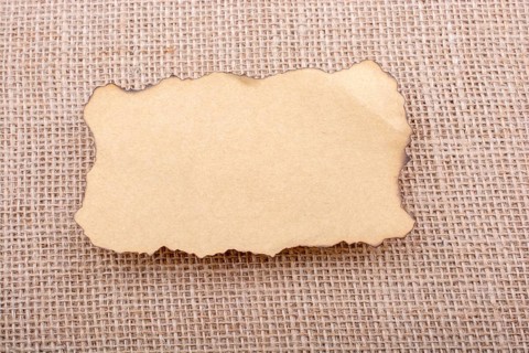 Paper with some burned edges