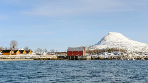 Coastal landscape near Korsnes