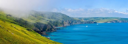 Sea Fret over Cliffs